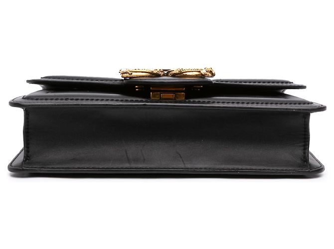 Dolce & Gabbana Borsa a tracolla DG Amore in vitello nero - vista 3
