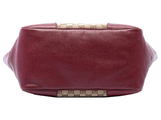 mala Gucci Bree em tela GG bege e couro de bezerro - vista 3