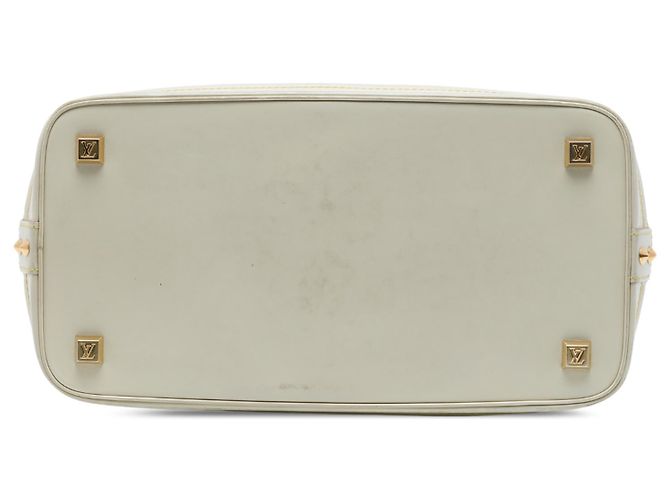Louis Vuitton White Suhali Lockit MM Weiß - Ansicht 3