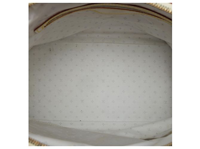 Louis Vuitton White Suhali Lockit MM Weiß - Ansicht 4