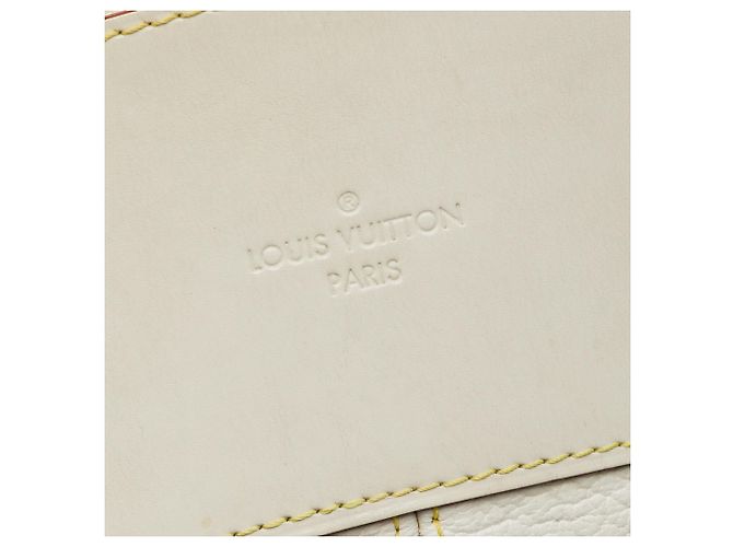 Louis Vuitton White Suhali Lockit MM Weiß - Ansicht 5