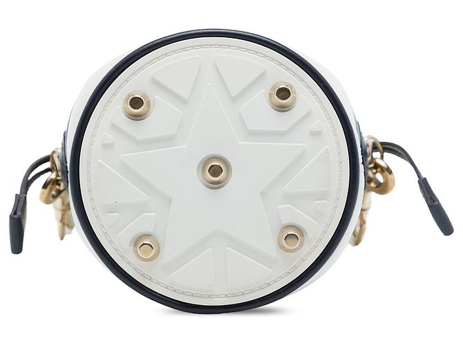 Dior Vibe Beuteltasche mit Kordzug aus Micro-Kalbsleder Beige - Ansicht 3