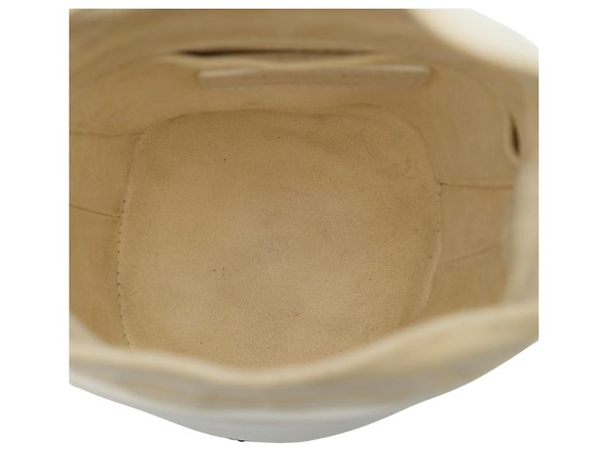 Dior Vibe Beuteltasche mit Kordzug aus Micro-Kalbsleder Beige - Ansicht 4