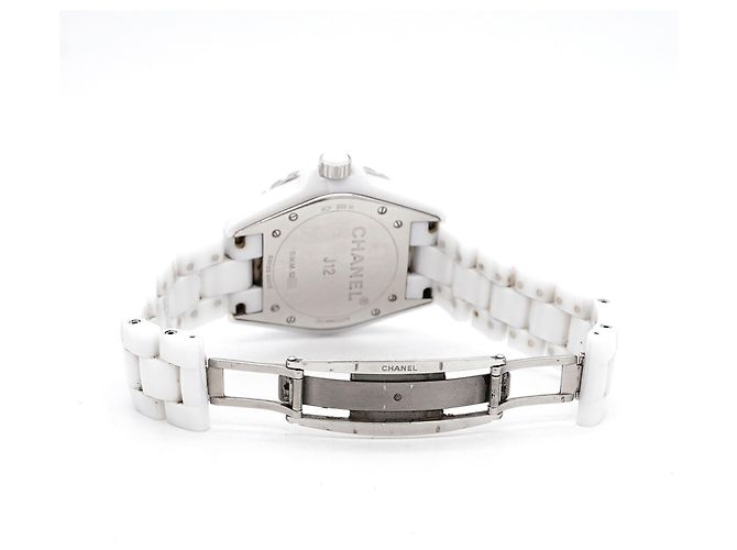 Orologio da uomo Chanel J12 12P Diamond H1629 Quadrante Bianco - vista 4