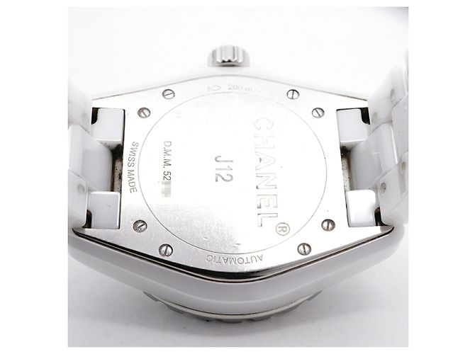 Orologio da uomo Chanel J12 12P Diamond H1629 Quadrante Bianco - vista 5