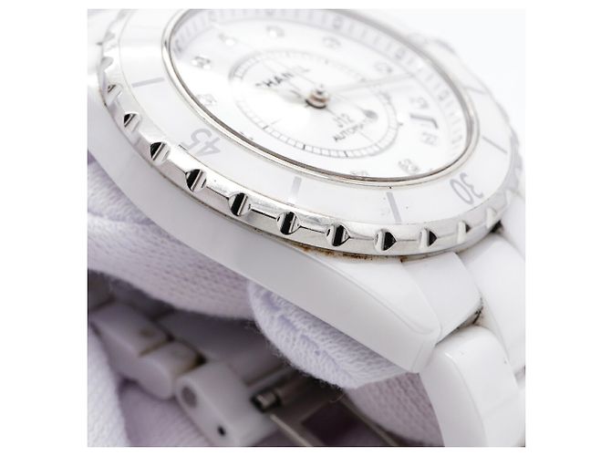 Orologio da uomo Chanel J12 12P Diamond H1629 Quadrante Bianco - vista 7