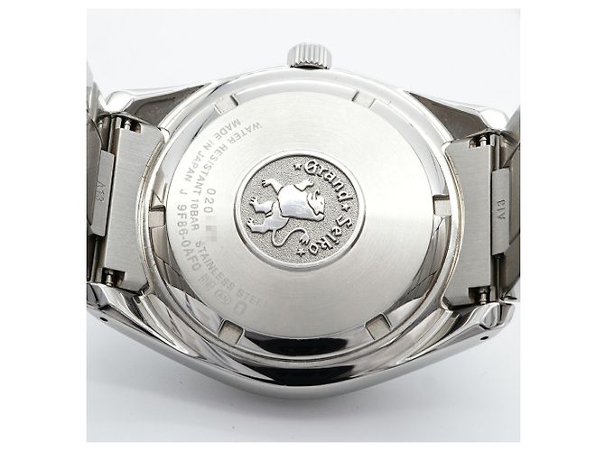 Orologio da uomo Seiko Grand GMT SBGN013 9F86-0AF0 Quadrante Nero - vista 5