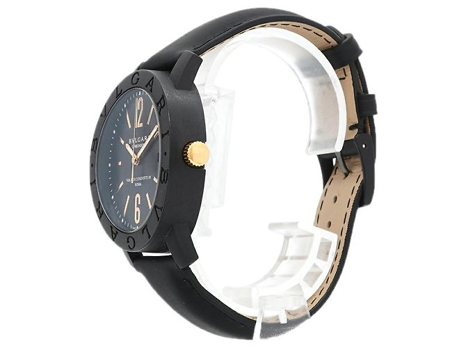 Bulgari Orologio da uomo Bvlgari BB40CL quadrante nero - vista 2