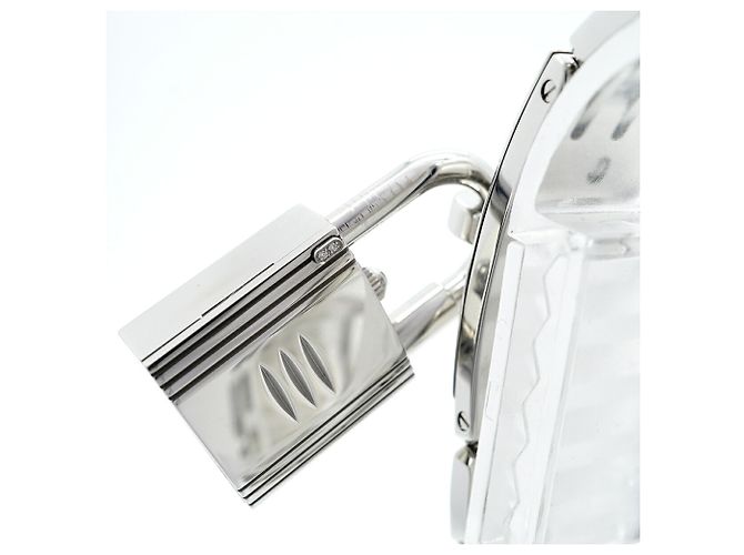 Hermès Relógio Hermes Kelly com bisel de diamantes - vista 7