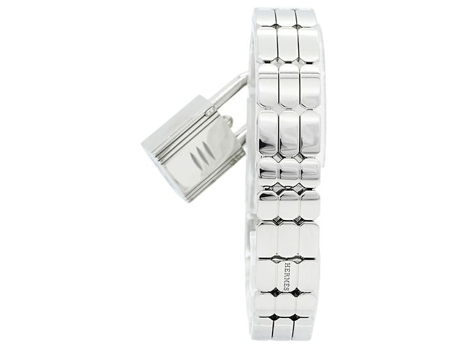 Hermès Relógio Hermes Kelly com bisel de diamantes - vista 8