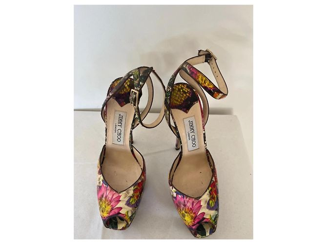 Jimmy Choo Sandali con platform multicolore - vista 2
