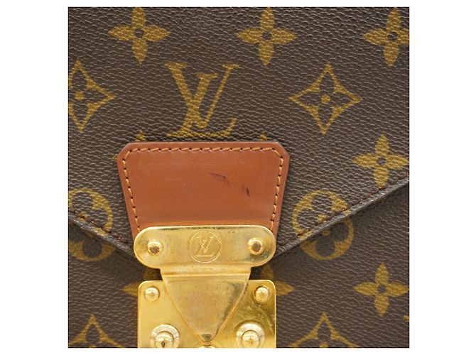 Bolso Louis Vuitton Monogram Monceau 26 Castaño - vista 10