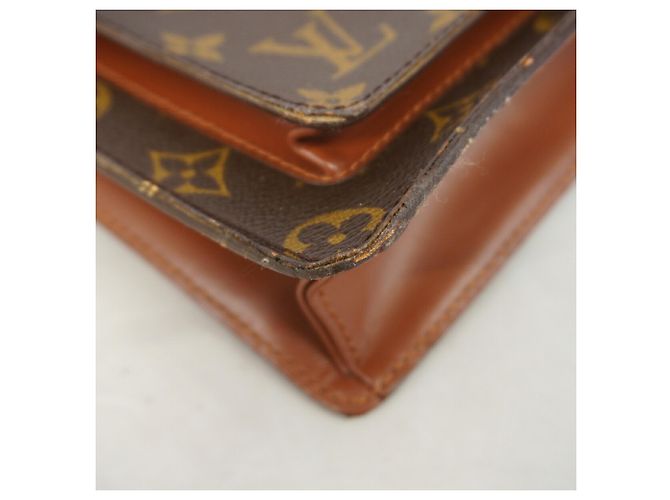 Bolso Louis Vuitton Monogram Monceau 26 Castaño - vista 6