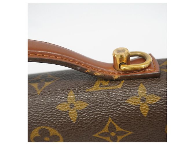 Bolso Louis Vuitton Monogram Monceau 26 Castaño - vista 8