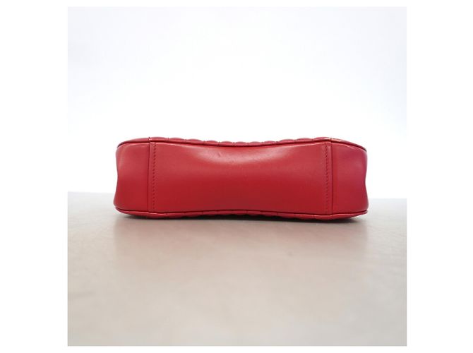 Borsa a tracolla Prada Time Lag in pelle Rosso - vista 3