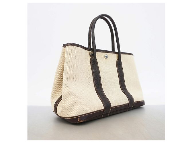 Hermès Saco Tote Hermes Garden TPM Marrom - vista 2
