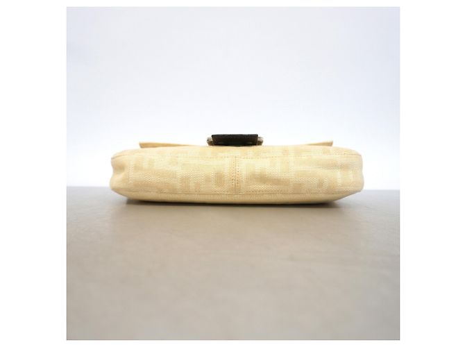 Borsa a secchiello Fendi Zucca Mamma Beige - vista 3