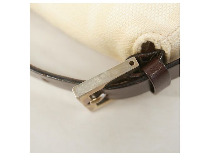 Borsa a secchiello Fendi Zucca Mamma Beige - vista 8
