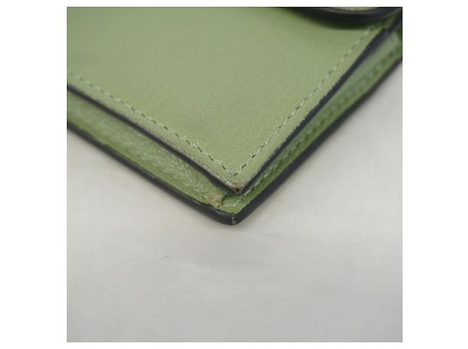 Tarjetero de piel verde Christian Dior - vista 5