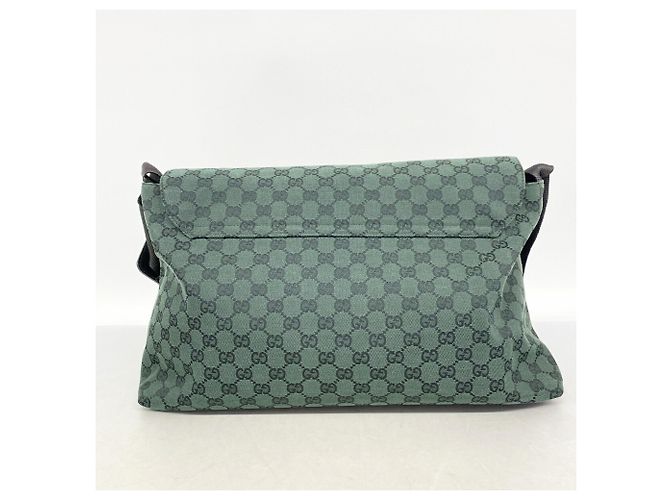 Bolso de hombro Gucci GG Canvas Verde - vista 12