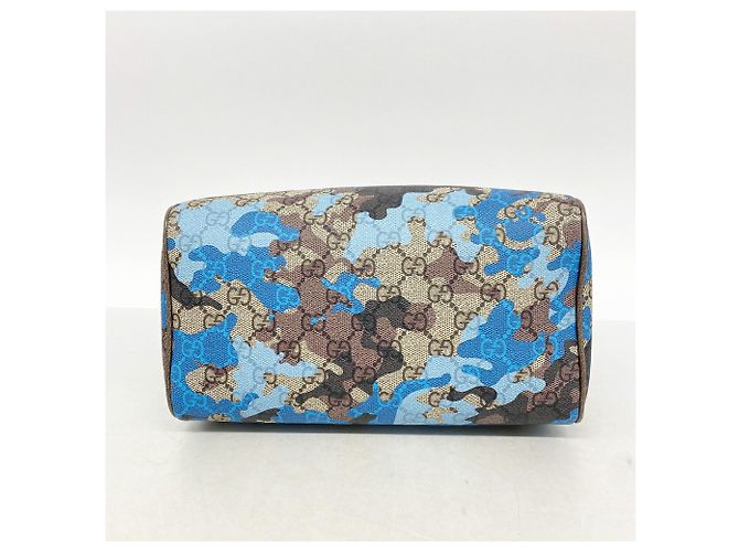 Bolsa Gucci GG Camouflage Marrom Azul - vista 3