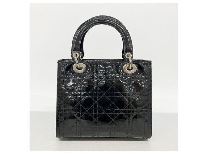 Bolsa Christian Dior Cannage Lady Preto - vista 13
