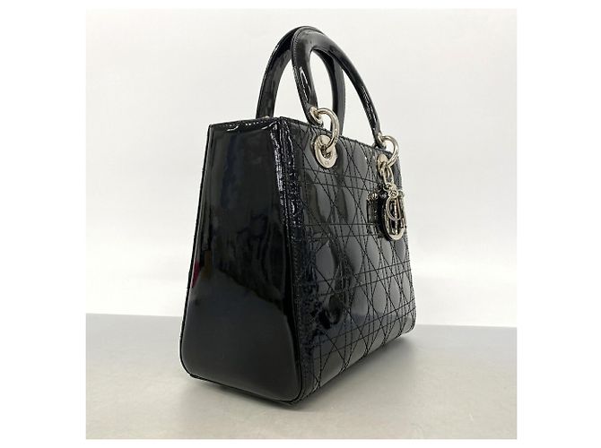 Bolsa Christian Dior Cannage Lady Preto - vista 2