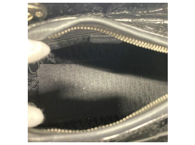 Bolsa Christian Dior Cannage Lady Preto - vista 4