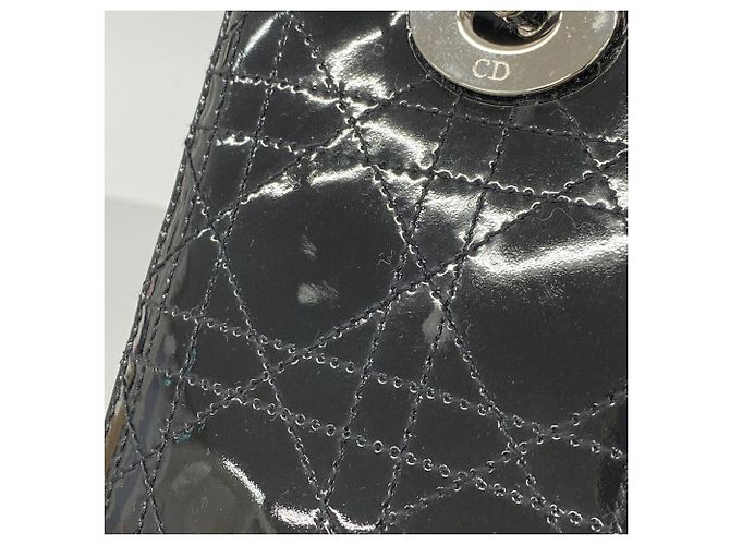 Bolsa Christian Dior Cannage Lady Preto - vista 7