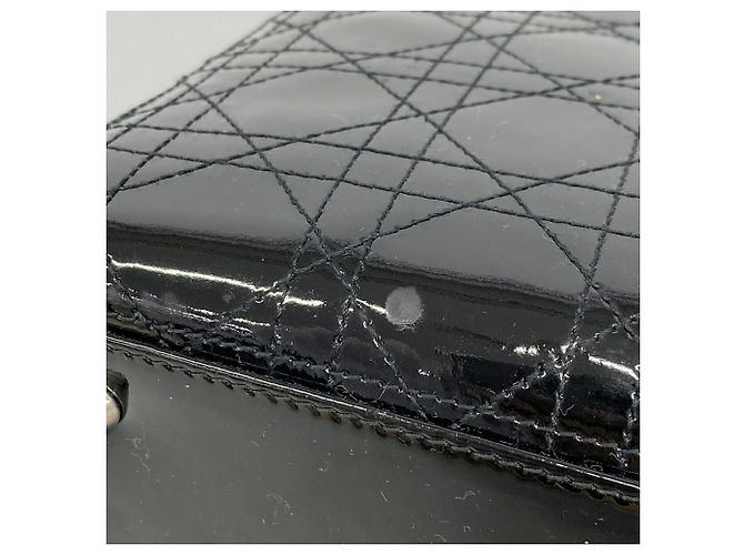 Bolsa Christian Dior Cannage Lady Preto - vista 9