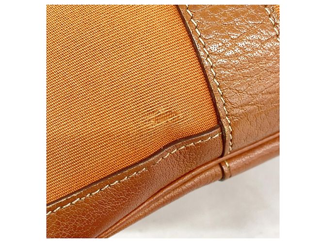 Hermès Bolso Tote Hermes Garden TPM Toile Officier Naranja - vista 13