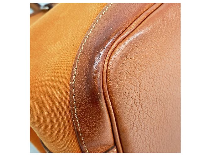 Hermès Bolso Tote Hermes Garden TPM Toile Officier Naranja - vista 6
