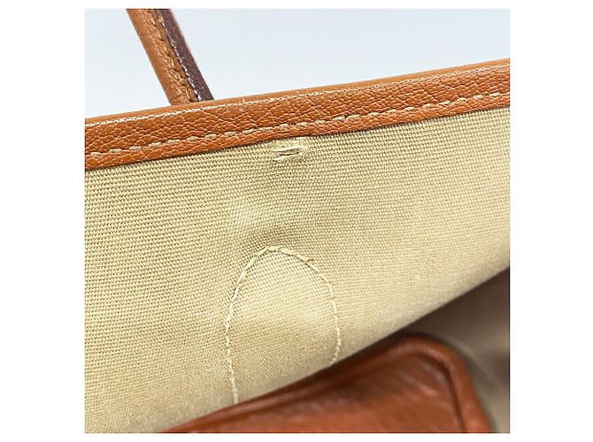 Hermès Bolso Tote Hermes Garden TPM Toile Officier Naranja - vista 8