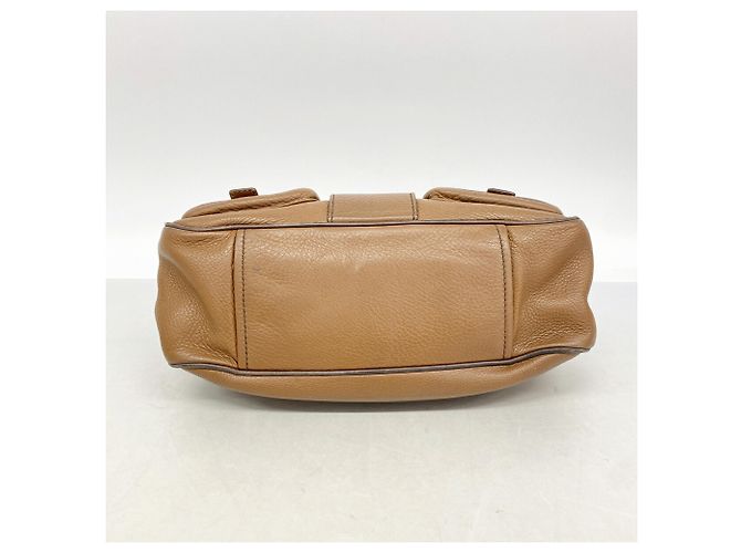 Borsa a tracolla Prada in pelle marrone - vista 3