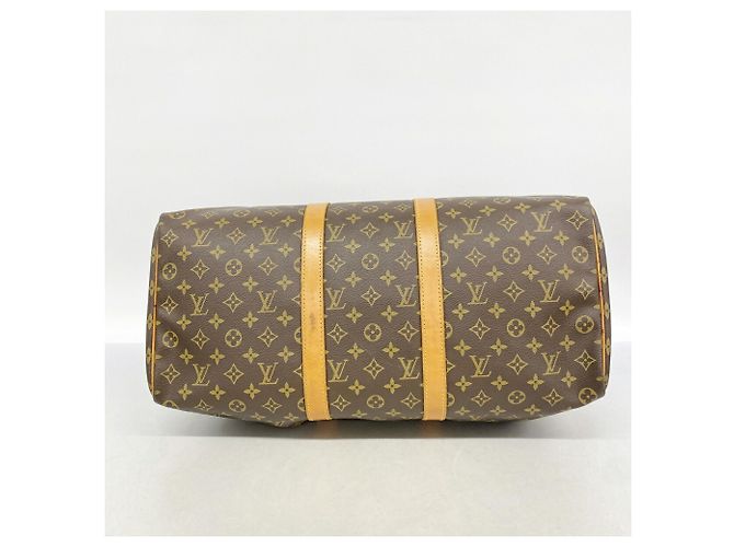 Louis Vuitton Boston Monogram Keepall 50 Castaño - vista 3