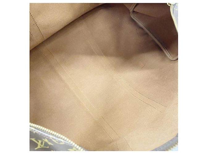 Louis Vuitton Boston Monogram Keepall 50 Castaño - vista 4
