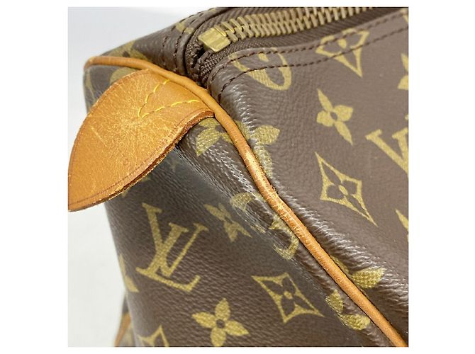 Louis Vuitton Boston Monogram Keepall 50 Castaño - vista 7