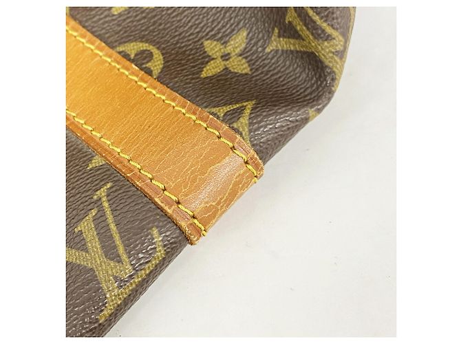 Louis Vuitton Boston Monogram Keepall 50 Castaño - vista 8