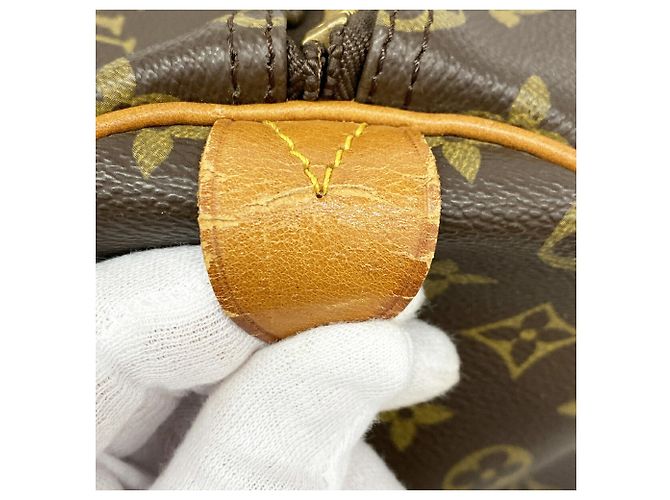 Louis Vuitton Boston Monogram Keepall 50 Castaño - vista 9