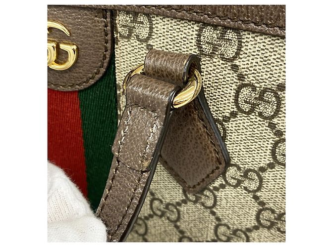 Gucci Ophidia 547551 Brown Handtasche Braun - Ansicht 8