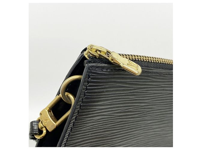 Louis Vuitton Epi Pochette Accessoires M52942 Noir Nero - vista 7