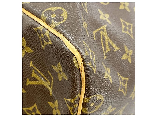 Louis Vuitton Boston Monogram Keepall 55 Castaño - vista 6