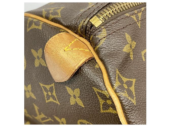 Louis Vuitton Boston Monogram Keepall 55 Castaño - vista 8
