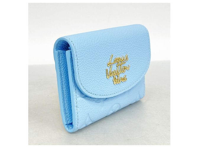 Portamonete Louis Vuitton Monogram Empreinte Blu - vista 2