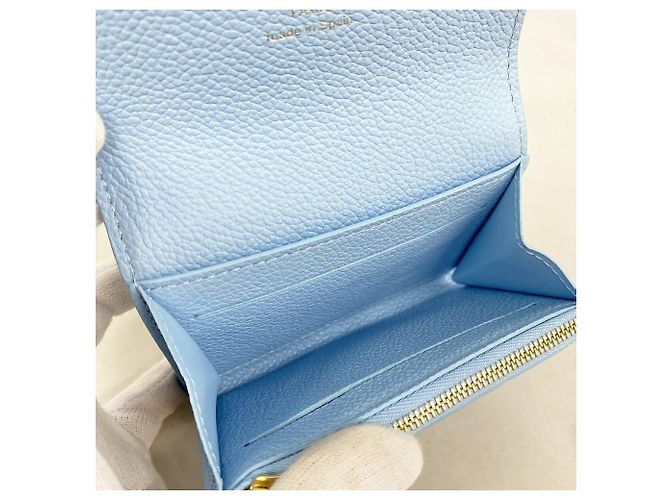 Portamonete Louis Vuitton Monogram Empreinte Blu - vista 3