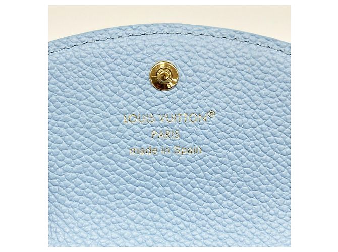 Portamonete Louis Vuitton Monogram Empreinte Blu - vista 4