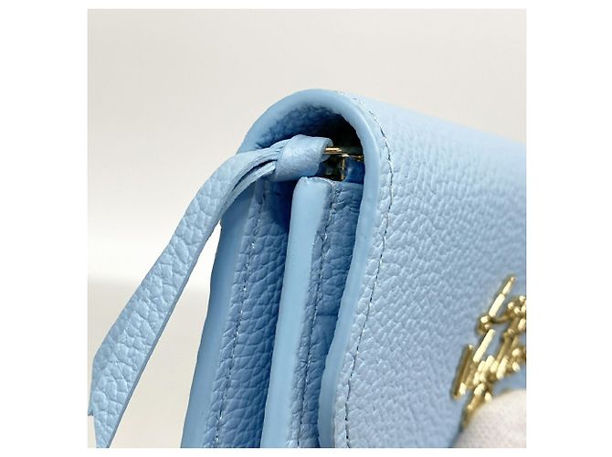 Portamonete Louis Vuitton Monogram Empreinte Blu - vista 5