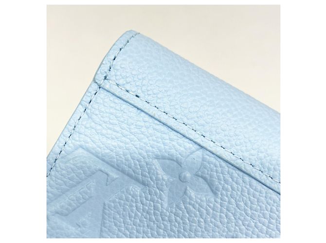 Portamonete Louis Vuitton Monogram Empreinte Blu - vista 7