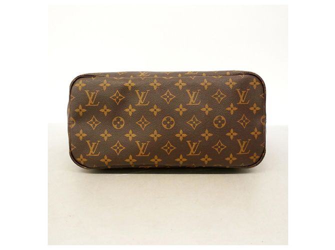 Louis Vuitton Monogram Neverfull MM Tote Bag Brown - view 3