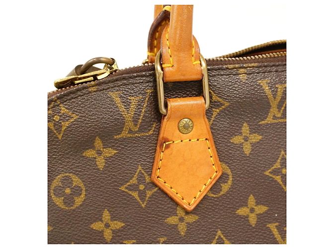 Louis Vuitton Alma Monogram Handtasche Braun - Ansicht 10